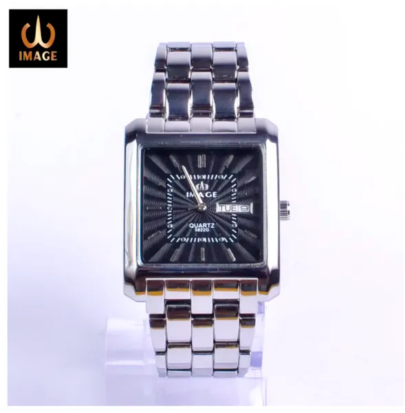 Image Steel Chain (Strap) Casual Analog Watch For Unisex